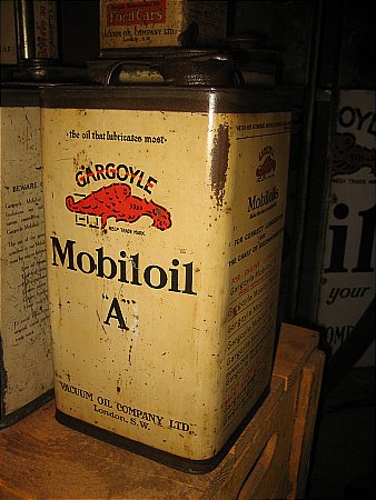 MOBIL "A" GALLON CAN - click to enlarge